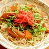 安い！二毛作？の豆苗で❤ラーメン味うどん♪